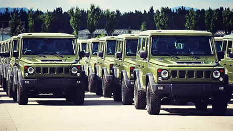 “越野世家，勇士出征” 北京汽車勇士改進型首次交裝中國人民武裝警察部隊